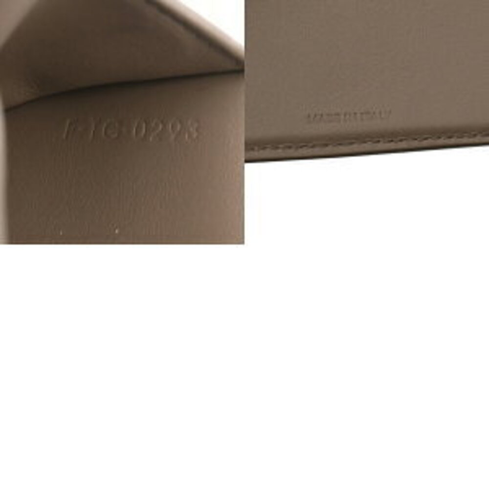 Celine Trifold Triomphe Shiny Calfskin Pebble Wallet Leather - Picture 10 of 10